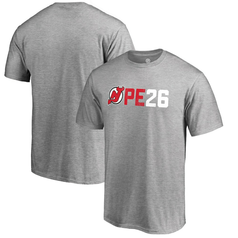 Patrik Elias New Jersey Devils PE26 T-Shirt - Heather Gray | US 3067868