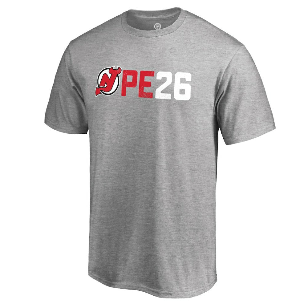 Patrik Elias New Jersey Devils PE26 T-Shirt - Heather Gray | US 3067868