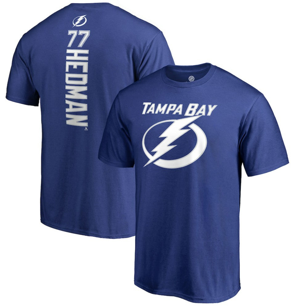 Victor Hedman Tampa Bay Lightning Backer T-Shirt - Blue | US 3073332