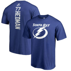 Victor Hedman Tampa Bay Lightning Backer T-Shirt - Blue | US 3073332