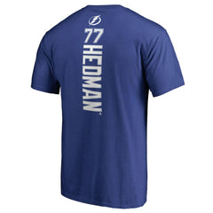 Victor Hedman Tampa Bay Lightning Backer T-Shirt - Blue | US 3073332