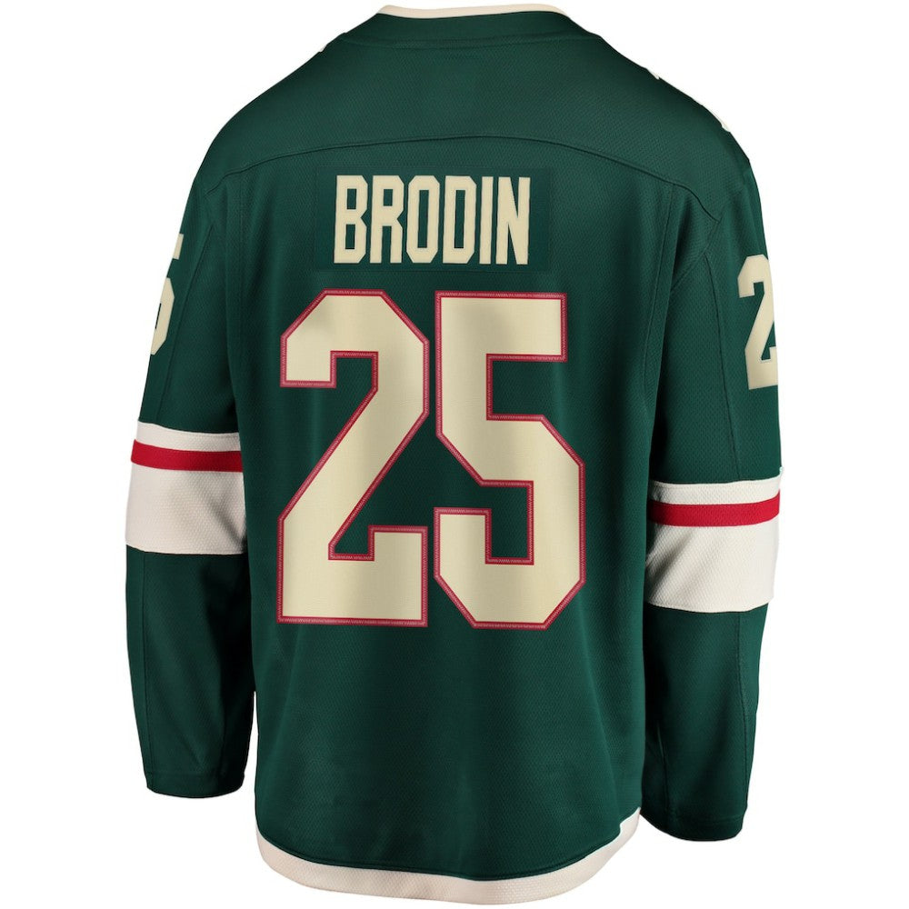 Jonas Brodin Minnesota Wild Fanatics Breakaway Jersey - Green | US 3073554
