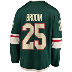 Jonas Brodin Minnesota Wild Fanatics Breakaway Jersey - Green | US 3073554