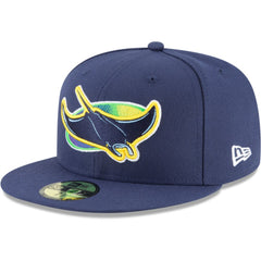 Tampa Bay Rays New Era Alternate Authentic Collection On-Field 59FIFTY Fitted Hat - Navy Hats