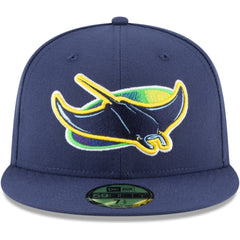 Tampa Bay Rays New Era Alternate Authentic Collection On-Field 59FIFTY Fitted Hat - Navy Hats
