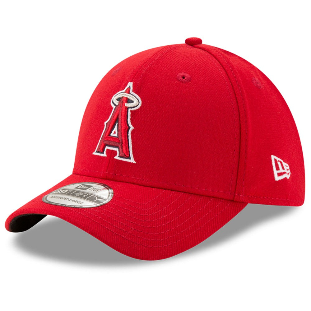 Los Angeles Angels New Era Game Team Classic 39THIRTY Flex Hat - Red Hats