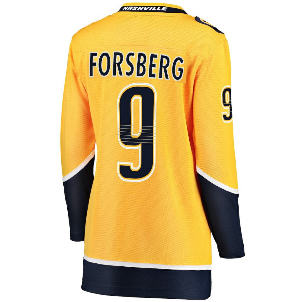 Filip Forsberg Nashville Predators Fanatics Women's Breakaway Player Jersey - Gold | US 3078623