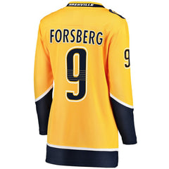 Filip Forsberg Nashville Predators Fanatics Women's Breakaway Player Jersey - Gold | US 3078623
