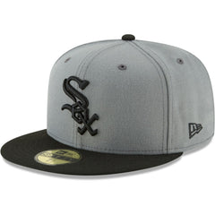 Chicago White Sox New Era Two-Tone 59FIFTY Fitted Hat - Gray/Black Hats