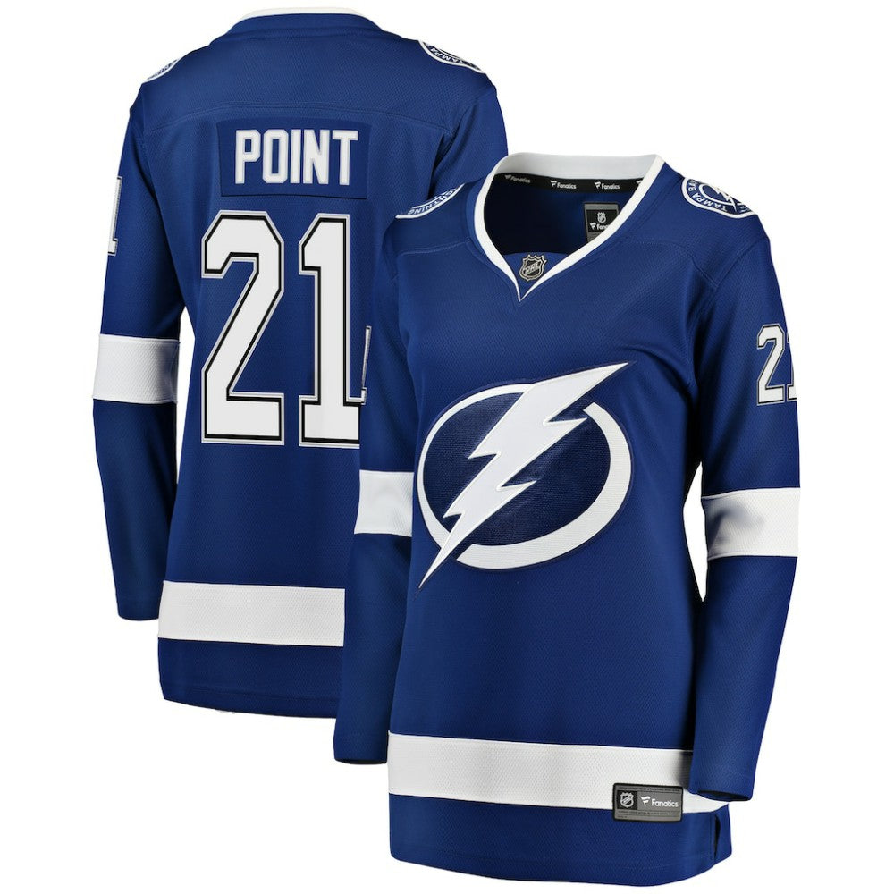 Brayden Point Tampa Bay Lightning Fanatics Women's Breakaway Player Jersey - Blue | US 3081183