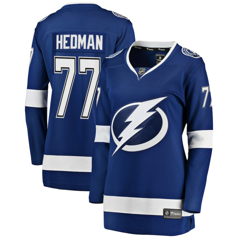 Victor Hedman Tampa Bay Lightning Fanatics Women's Breakaway Player Jersey - Blue | US 3081187