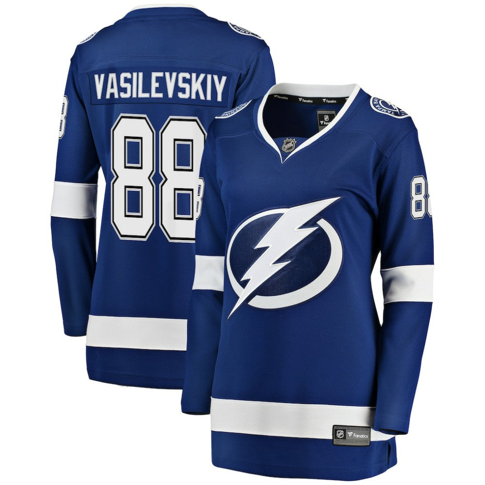 Andrei Vasilevskiy Tampa Bay Lightning Fanatics Women's Breakaway Player Jersey - Blue | US 3081194