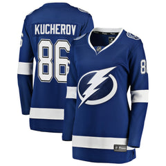Nikita Kucherov Tampa Bay Lightning Fanatics Women's Breakaway Player Jersey - Blue | US 3081195
