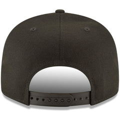 Texas Rangers New Era Black on Black 9FIFTY Team Snapback Adjustable Hat - Black Hats
