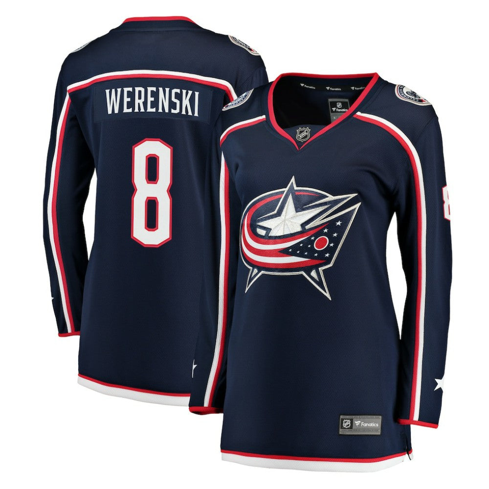 Zach Werenski Columbus Blue Jackets Fanatics Women's Breakaway Jersey - Navy | US 3094876