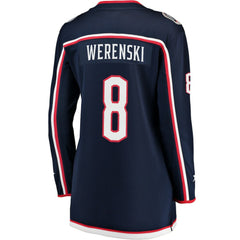 Zach Werenski Columbus Blue Jackets Fanatics Women's Breakaway Jersey - Navy | US 3094876