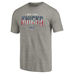 New York Knicks Freedom Tri-Blend T-Shirt Gray outlet