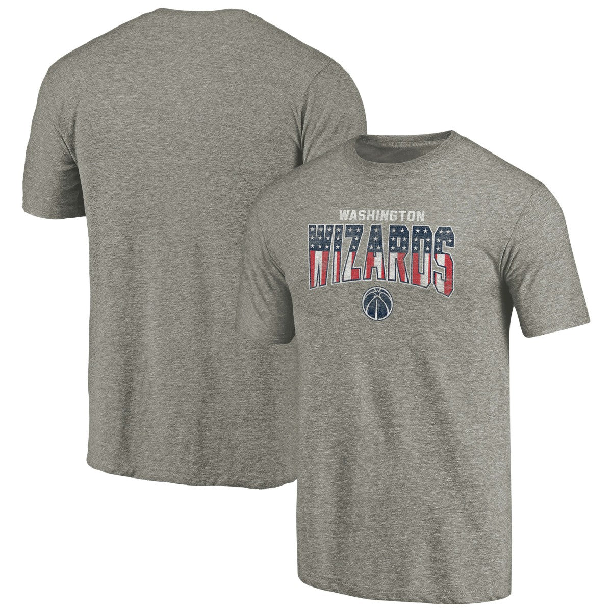 Washington Wizards Freedom Tri-Blend T-Shirt Gray
