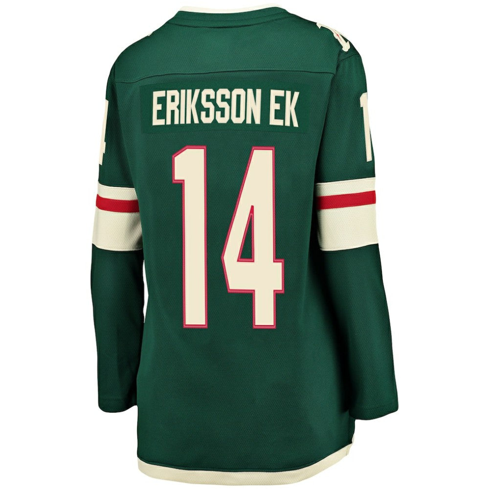 Joel Eriksson Ek Minnesota Wild Fanatics Women's Breakaway Player Jersey - Green | US 3096398