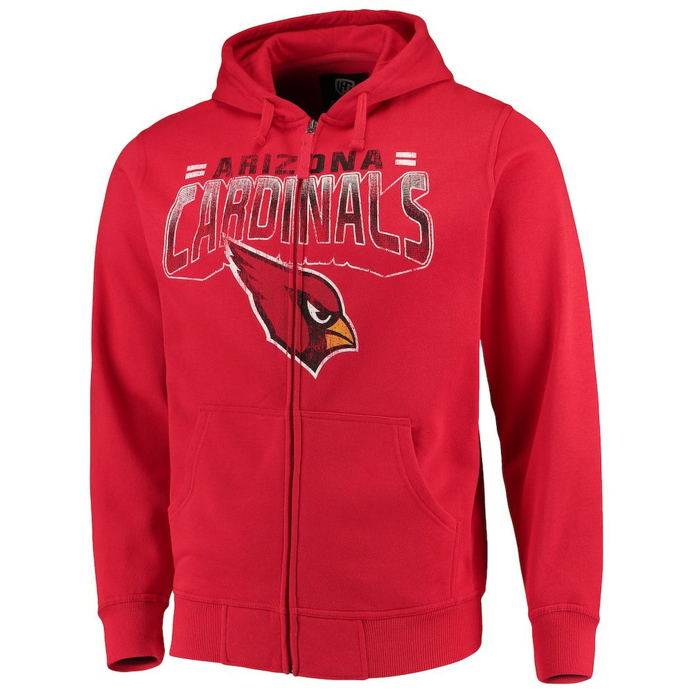 Arizona Cardinals G-III Sports by Carl Banks Perfect Season Full-Zip Hoodie - Cardinal Hoodies