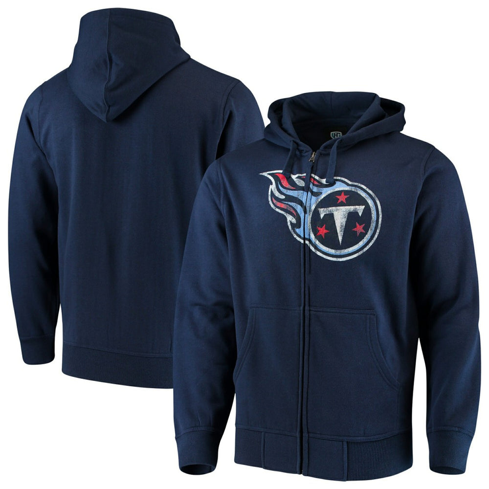 Tennessee Titans G-III Sports by Carl Banks Primary Logo Full-Zip Hoodie - Navy Hoodies