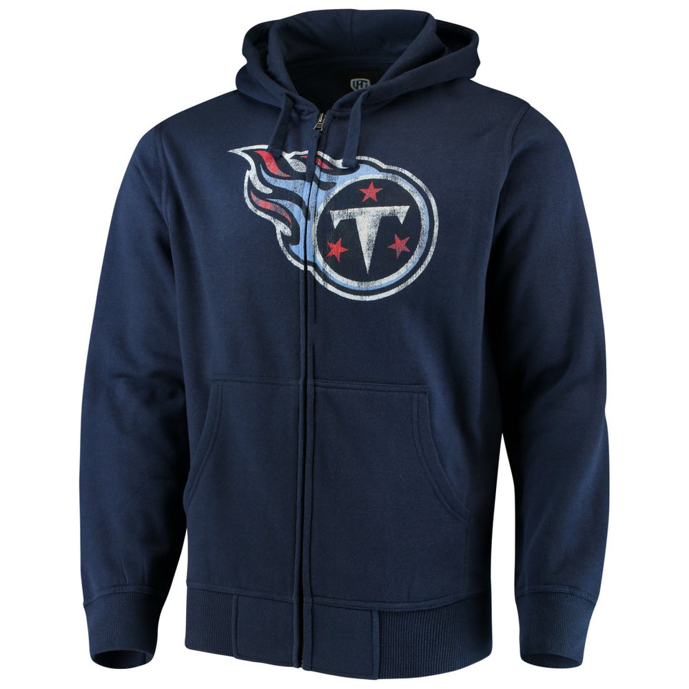 Tennessee Titans G-III Sports by Carl Banks Primary Logo Full-Zip Hoodie - Navy Hoodies