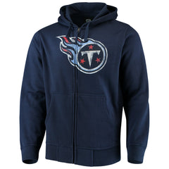 Tennessee Titans G-III Sports by Carl Banks Primary Logo Full-Zip Hoodie - Navy Hoodies