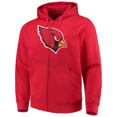 Arizona Cardinals G-III Sports by Carl Banks Primary Logo Full-Zip Hoodie - Cardinal Hoodies
