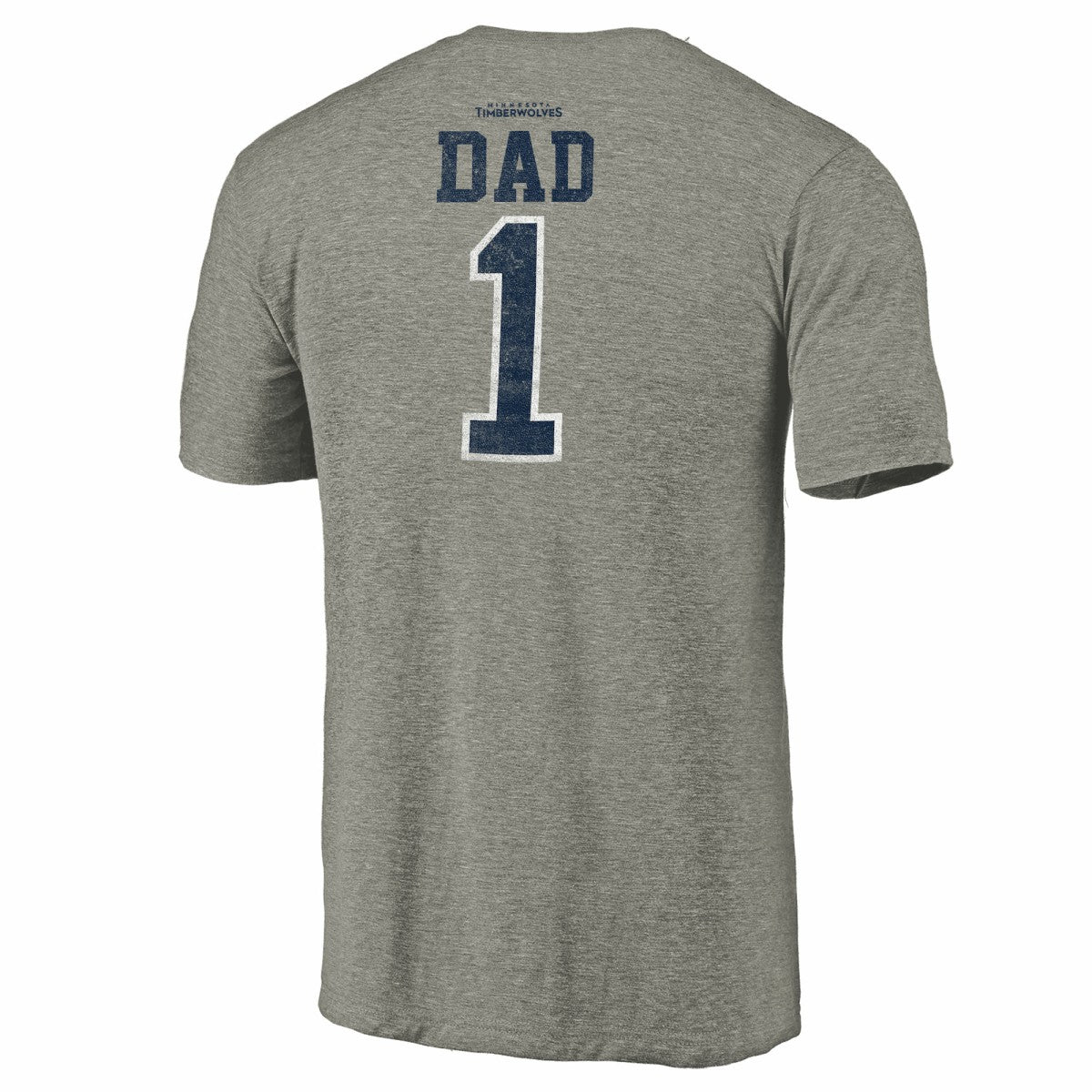 Minnesota Timberwolves Greatest Dad Tri-Blend T-Shirt Gray outlet