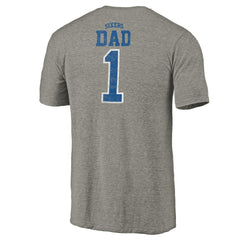 Philadelphia 76ers Greatest Dad Tri-Blend T-Shirt Gray outlet