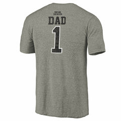 Portland Trail Blazers Greatest Dad Tri-Blend T-Shirt Gray