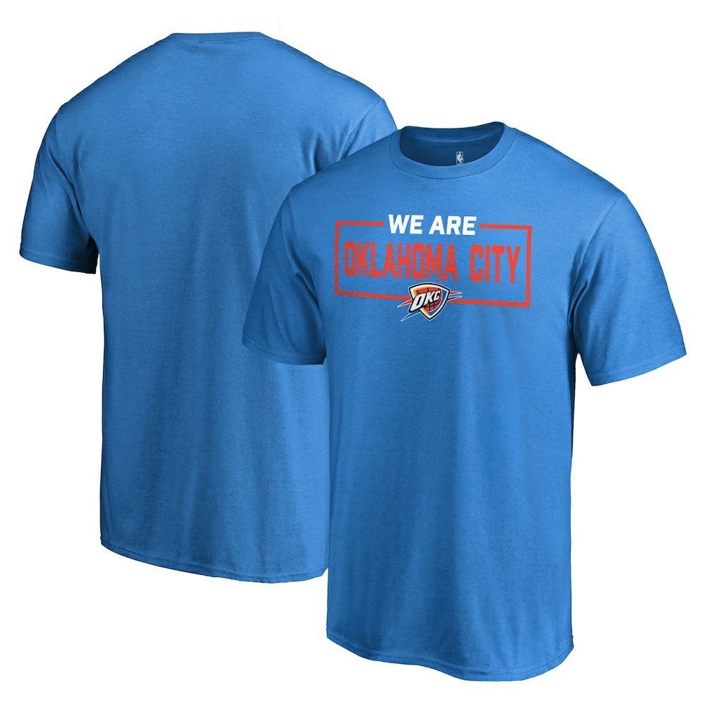 Oklahoma City Thunder We Are Iconic Collection T-Shirt Blue