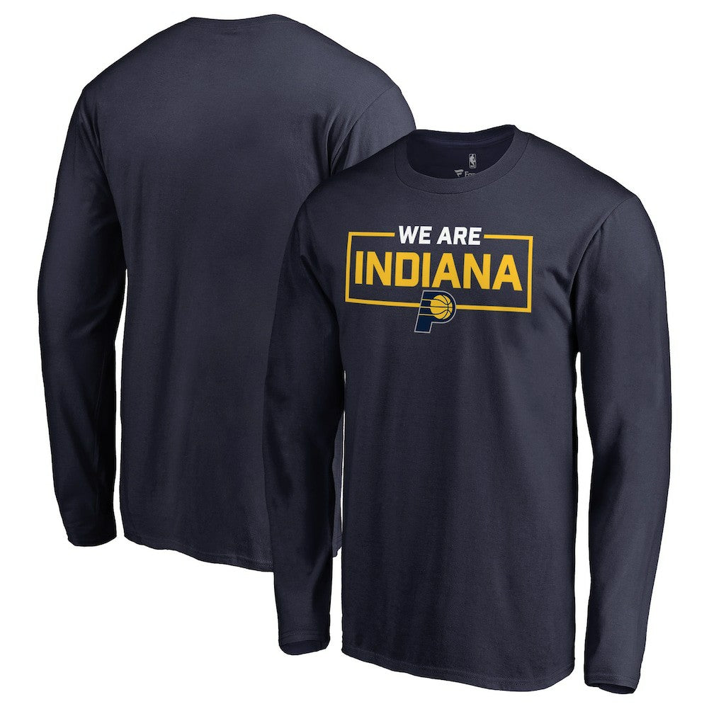 Indiana Pacers We Are Iconic Collection Long Sleeve T-Shirt Navy