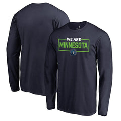 Minnesota Timberwolves We Are Iconic Collection Long Sleeve T-Shirt Navy outlet