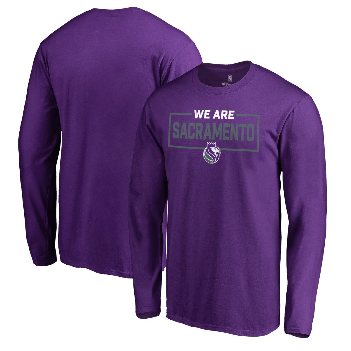 Sacramento Kings We Are Iconic Collection Long Sleeve T-Shirt Purple