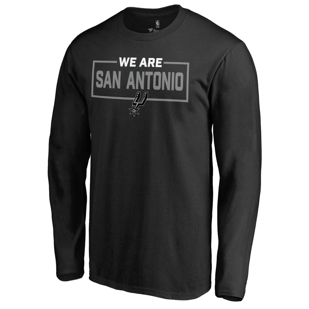 San Antonio Spurs We Are Iconic Collection Long Sleeve T-Shirt Black outlet