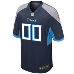 Tennessee Titans Youth Custom Game Jersey - Navy Jerseys