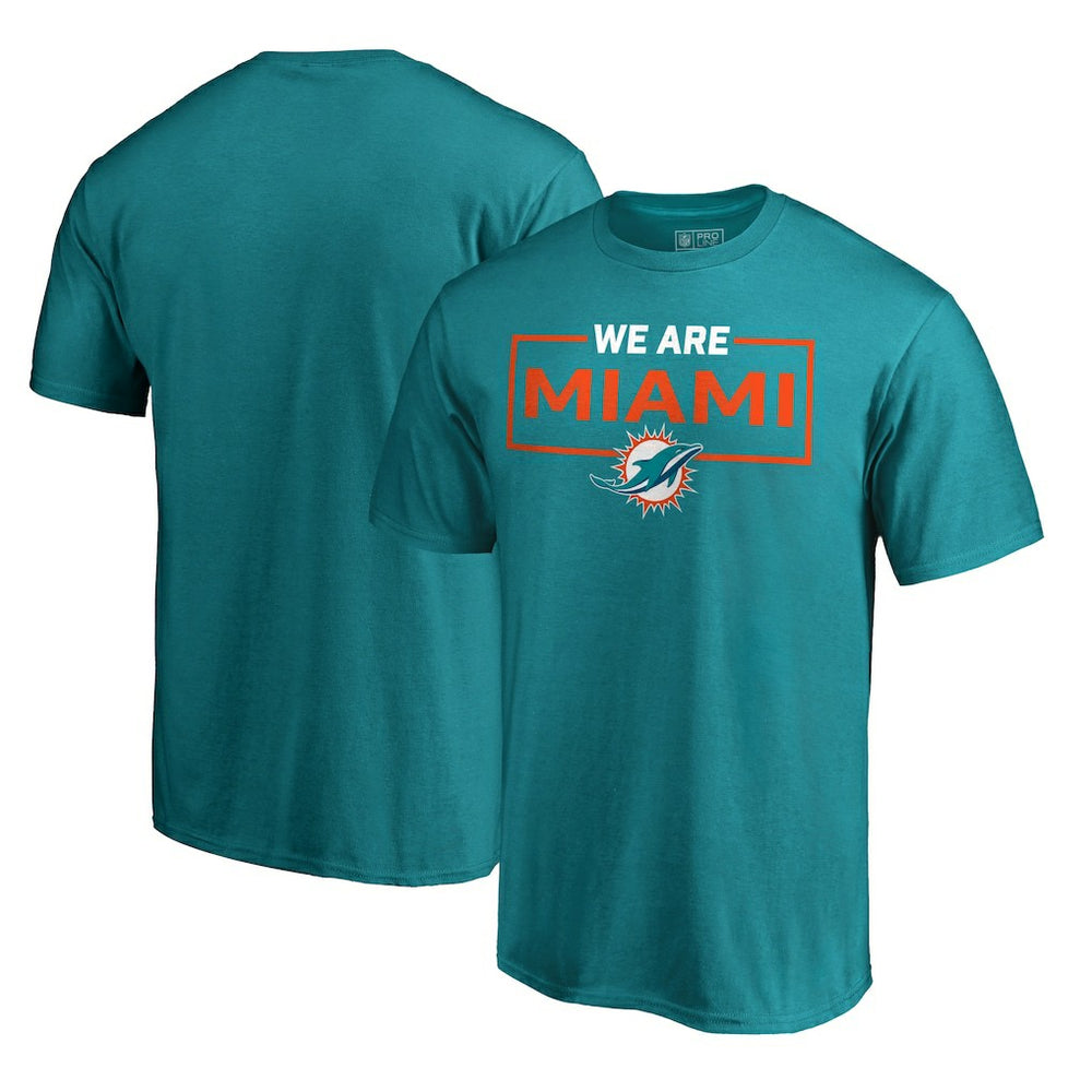 Miami Dolphins We Are Icon T-Shirt - Aqua T-shirts