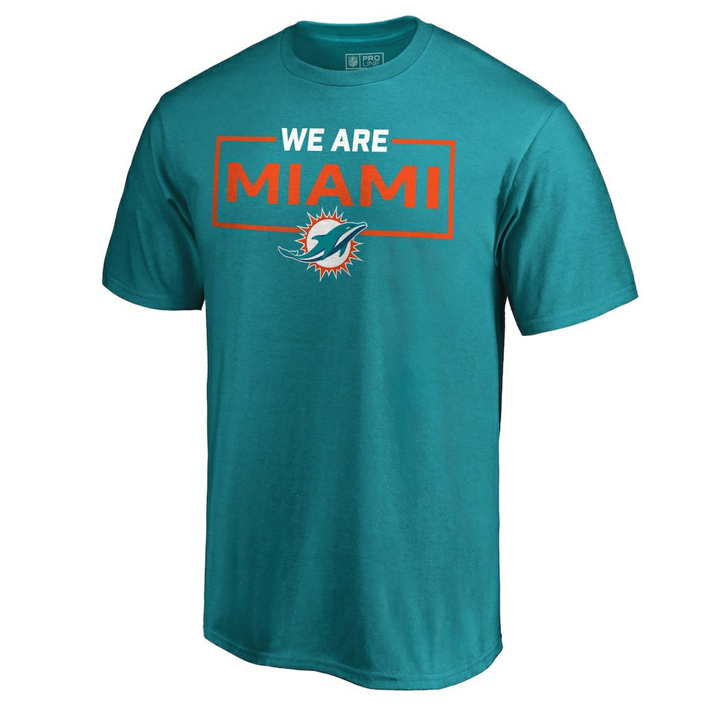 Miami Dolphins We Are Icon T-Shirt - Aqua T-shirts