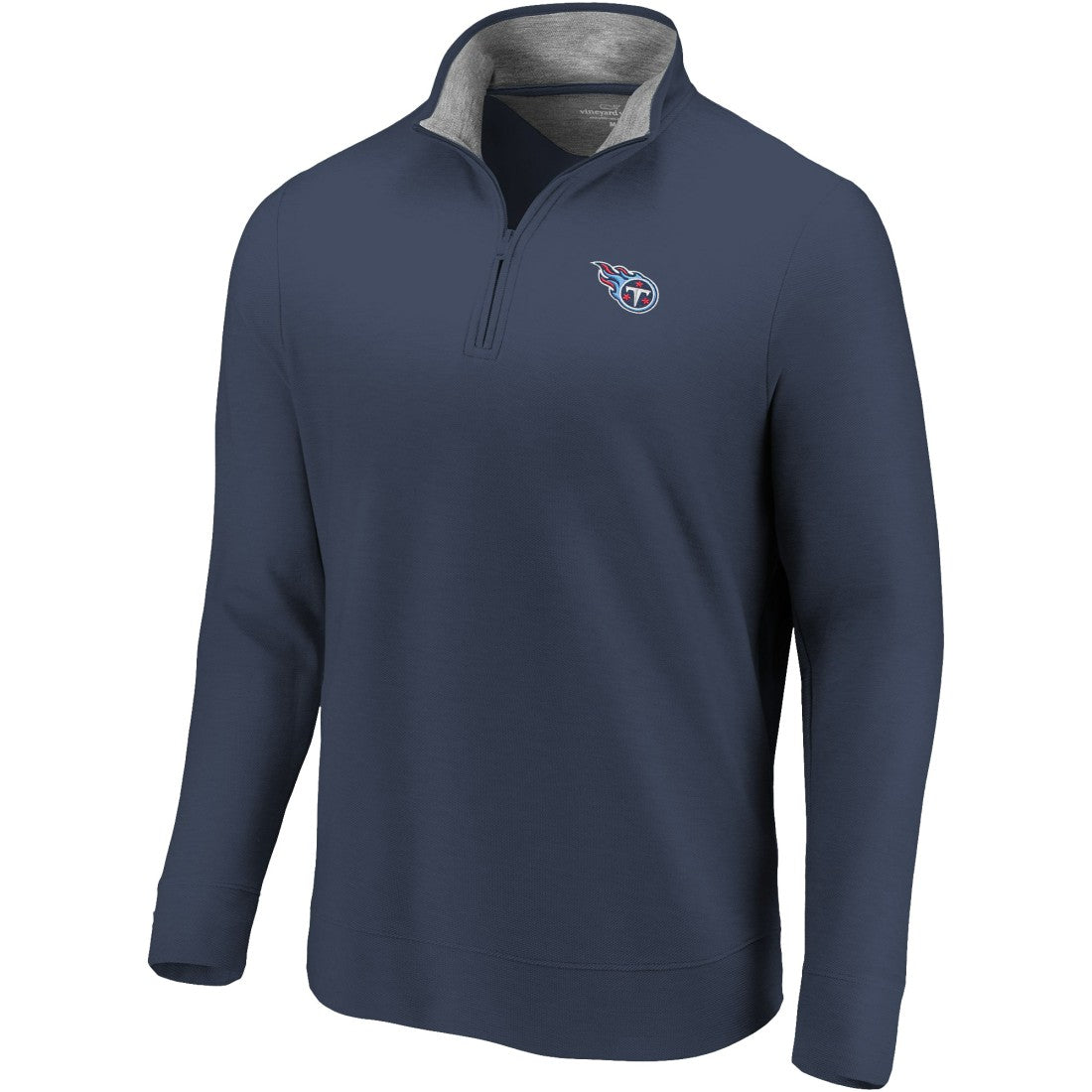 Tennessee Titans Vineyard Vines Saltwater Quarter-Zip Jacket - Navy Jackets