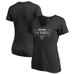 Los Angeles Kings Women's Iconic Collection V-Neck T-Shirt - Black | US 3120548