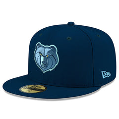Memphis Grizzlies New Logo Team Color 59FIFTY Fitted Hat Blue - New Era