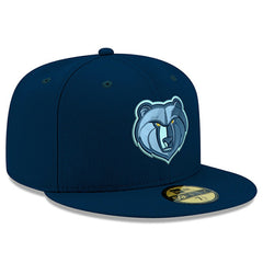Memphis Grizzlies New Logo Team Color 59FIFTY Fitted Hat Blue - New Era