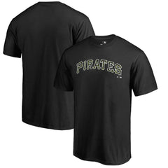 Pittsburgh Pirates Armed Forces Wordmark T-Shirt - Black T-shirts