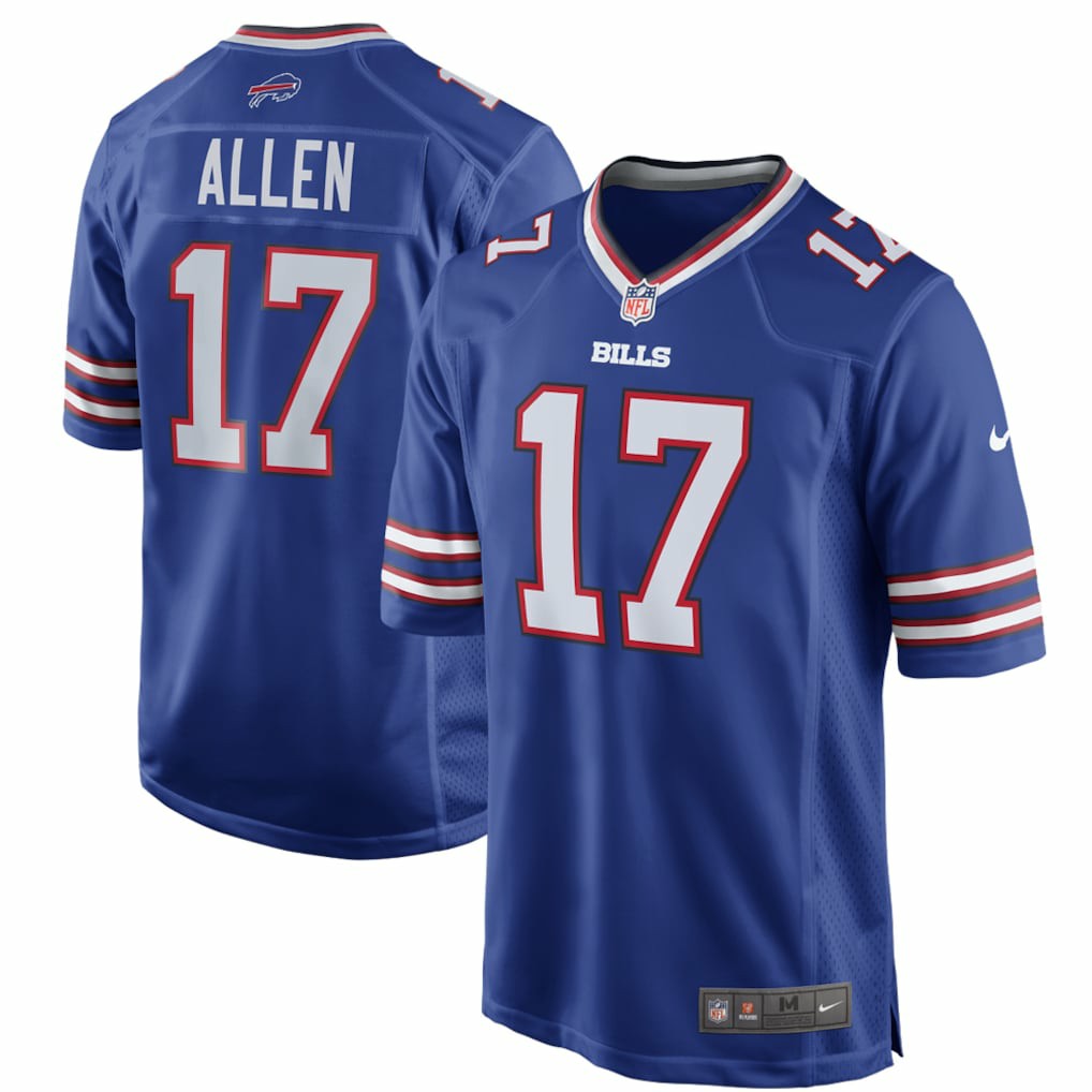Josh Allen Buffalo Bills Game Player Jersey - Royal Jerseys