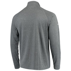 Detroit Tigers Stitches Team Raglan Quarter-Zip Pullover Jacket - Heathered Charcoal Jackets