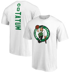 Jayson Tatum Boston Celtics Backer Name & Number T-Shirt White