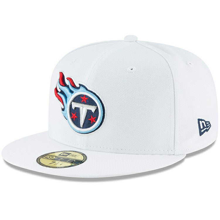 Tennessee Titans New Era Omaha 59FIFTY Fitted Hat - White Hats