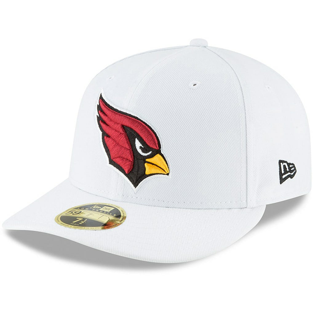 Arizona Cardinals New Era Omaha Low Profile 59FIFTY Fitted Hat - White Hats