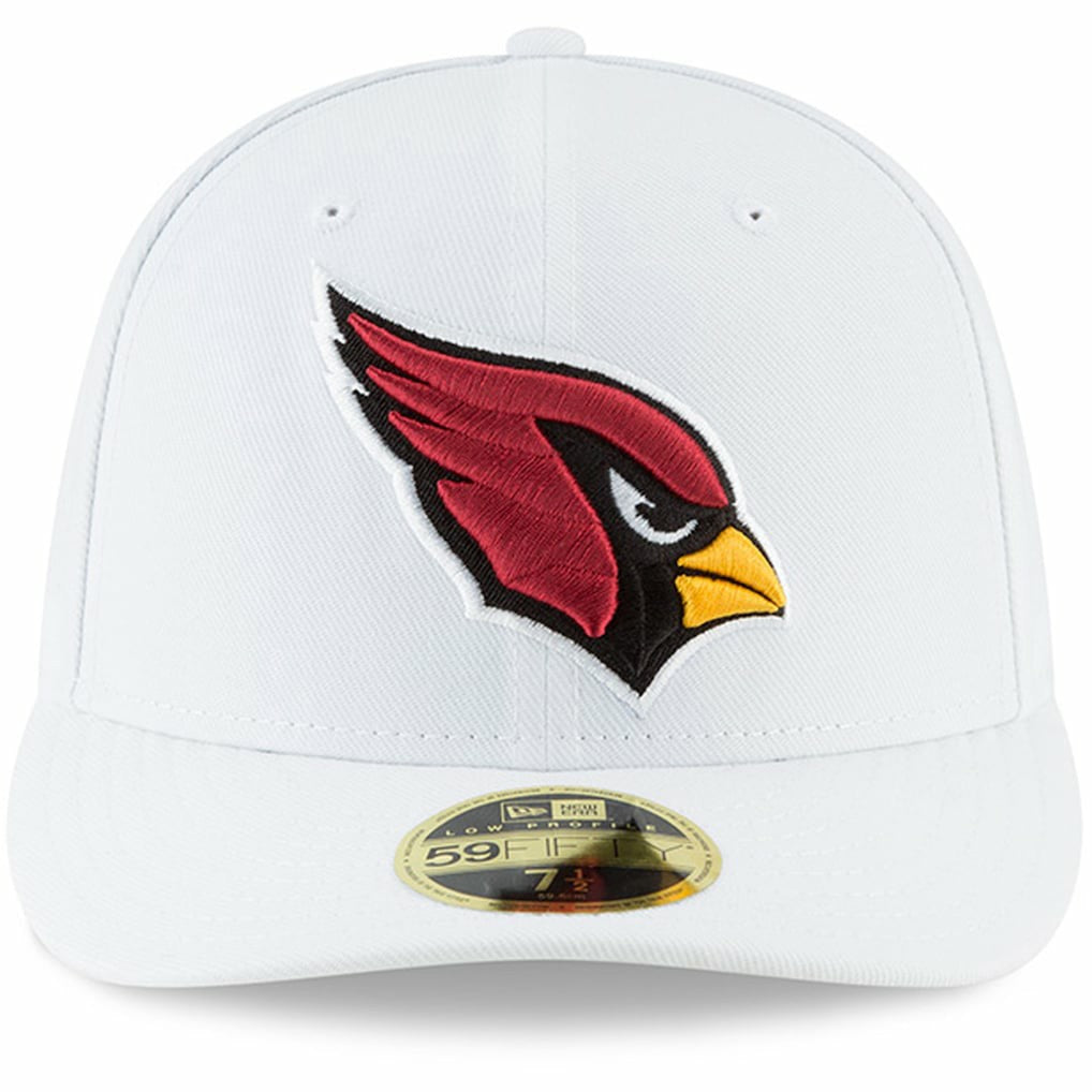 Arizona Cardinals New Era Omaha Low Profile 59FIFTY Fitted Hat - White Hats